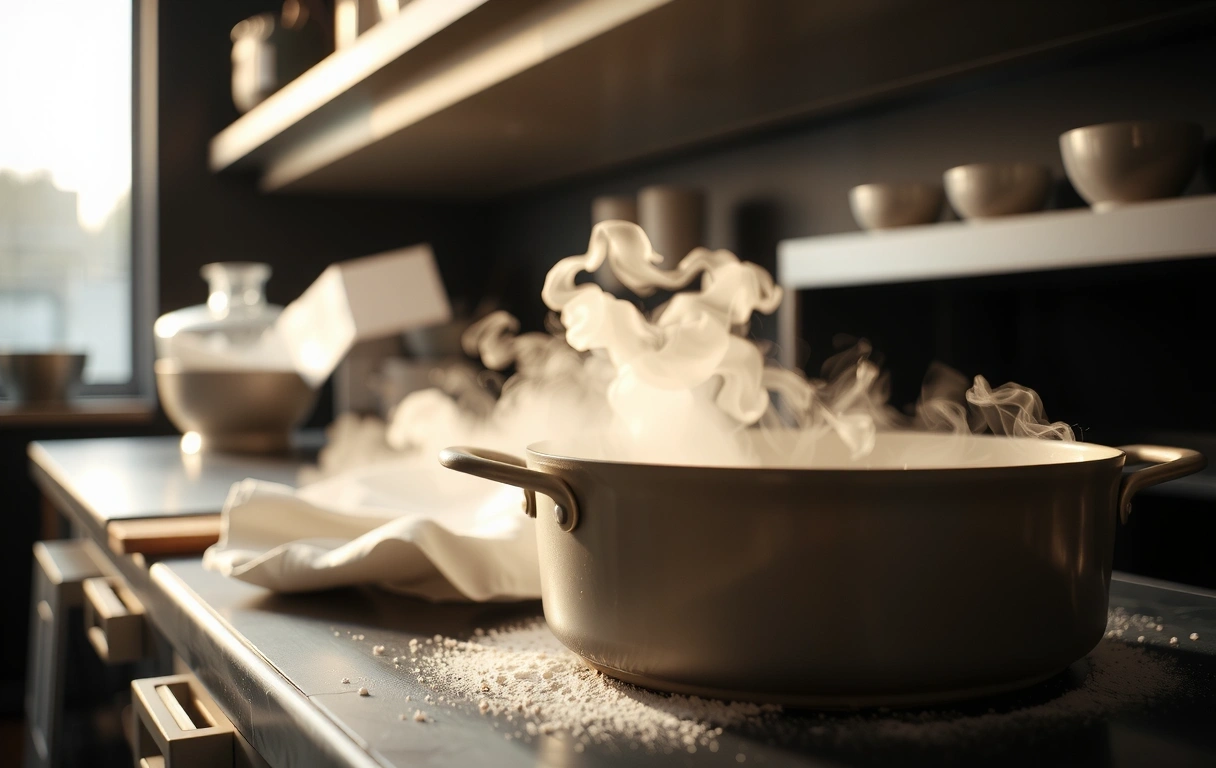 Atmosferă profesională de bucătărie